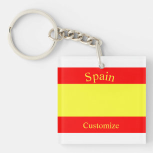 Vlag van Spanje Thunder_Cove Sleutelhanger