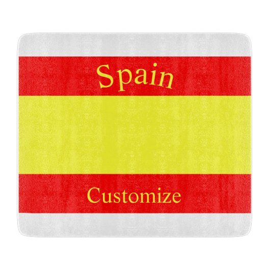 Vlag van Spanje Thunder_Cove Snijplank (Voorkant)