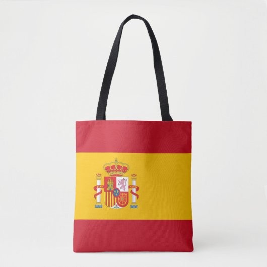 vlag van Spanje Tote Bag (Voorkant)