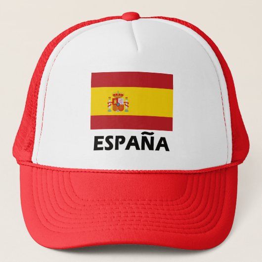 Vlag van Spanje Trucker Pet (Voorkant)