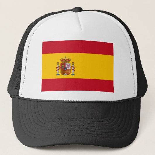 vlag van spanje trucker pet (Voorkant)