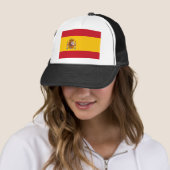 Vlag van Spanje Trucker Pet (In situ)