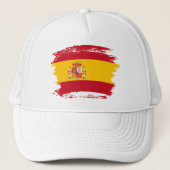 vlag van Spanje Trucker Pet (Voorkant)