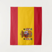 Vlag van Spanje Wandkleed (Voorkant)