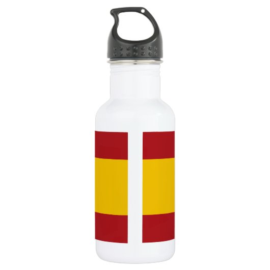 Vlag van Spanje Waterfles (Achterkant)