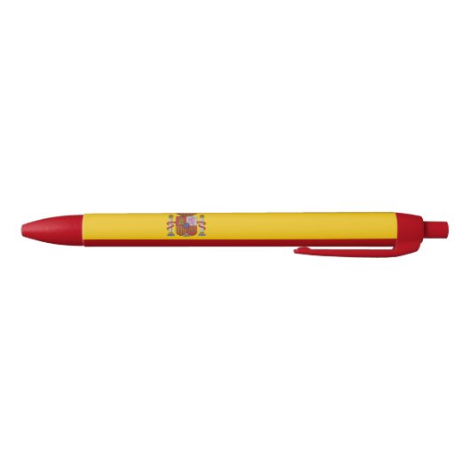 Vlag van Spanje Zwarte Inkt Pen (Bodem)