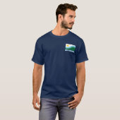 Vlag van Spokane, Staat Washington T-shirt (Voorkant volledig)