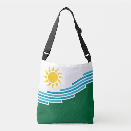 Vlag van Spokane, Washington Crossbody Tas (Voorkant)