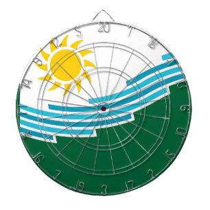 Vlag van Spokane, Washington Dartbord