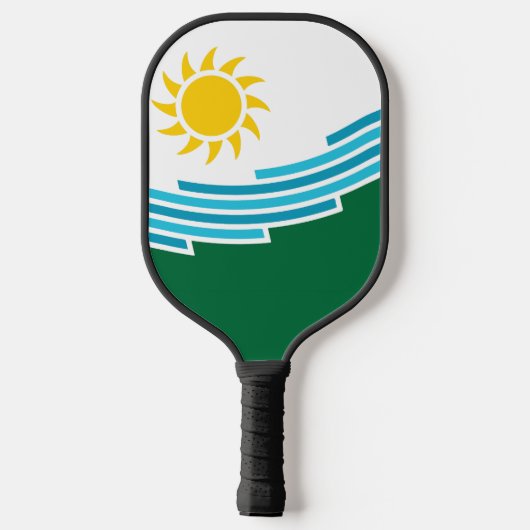Vlag van Spokane, Washington Pickleball Paddle (Achterkant)