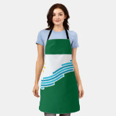 Vlag van Spokane, Washington Schort (Gedragen)