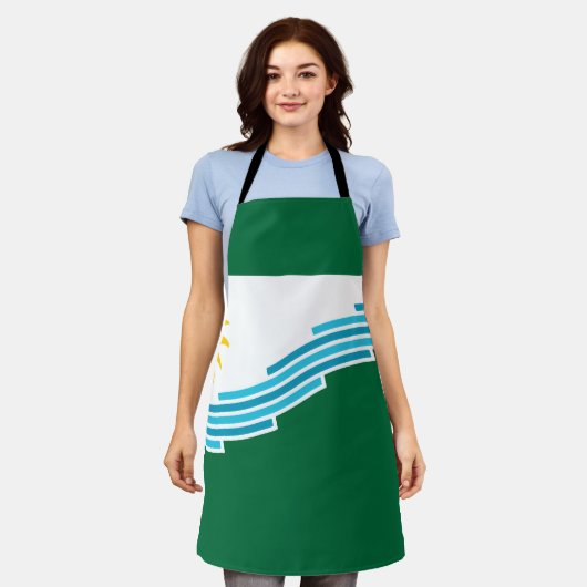 Vlag van Spokane, Washington Schort (Gedragen)