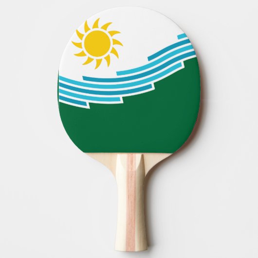 Vlag van Spokane, Washington Tafeltennisbatje (Voorkant)