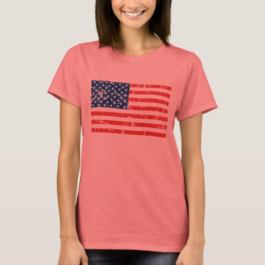 Vlag van Spotting USA T-shirt (Voorkant)