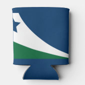 Vlag van Spring Hill, Tennessee Blikjeskoeler (Achterkant)