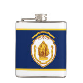 Vlag van Springfield, Massachusetts Heupfles (Voorkant)