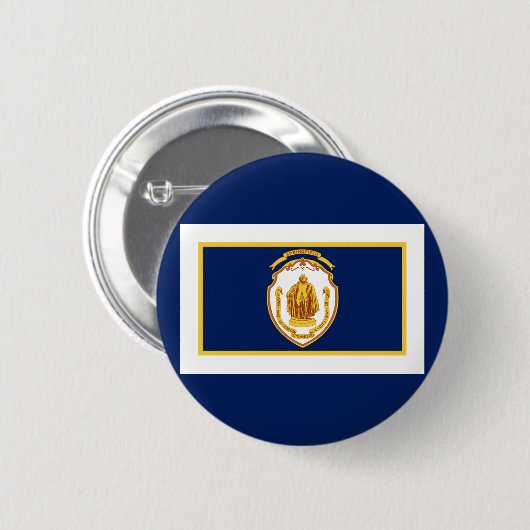 Vlag van Springfield, Massachusetts Ronde Button 5,7 Cm (Voorkant /achterkant)