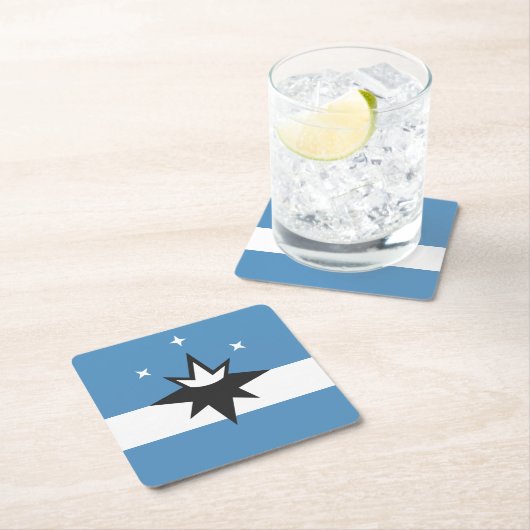 Vlag van Springfield, Missouri Kartonnen Onderzetters (Insitu)