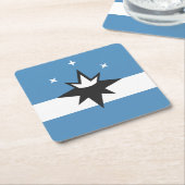 Vlag van Springfield, Missouri Kartonnen Onderzetters (Schuin)