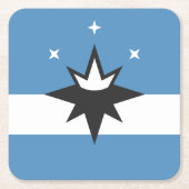 Vlag van Springfield, Missouri Kartonnen Onderzetters (Voorkant)