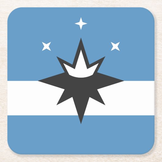 Vlag van Springfield, Missouri Kartonnen Onderzetters (Voorkant)