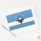 Vlag van Springfield, Missouri Rechthoekige Sticker (Envelop)