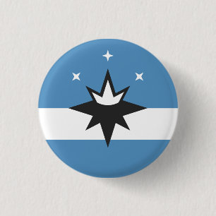 Vlag van Springfield, Missouri Ronde Button 3,2 Cm