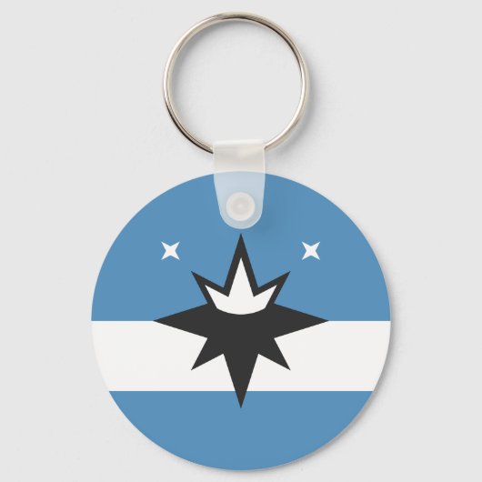 Vlag van Springfield, Missouri Sleutelhanger (Voorkant)