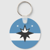 Vlag van Springfield, Missouri Sleutelhanger (Achterkant)