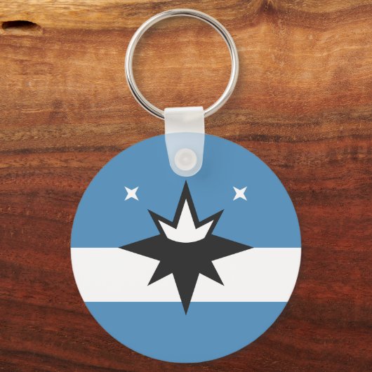 Vlag van Springfield, Missouri Sleutelhanger (Voorkant)