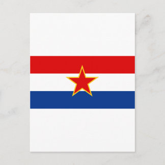 Vlag van SR Kroatië Briefkaart