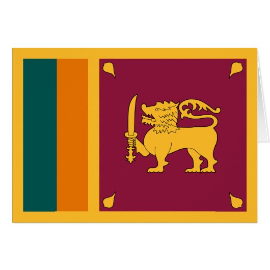 Vlag van Sri Lanka (Voorkant Horizontaal)