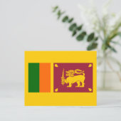 Vlag van Sri Lanka Briefkaart (Staand voorkant)