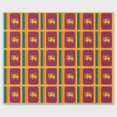 Vlag van Sri Lanka Cadeaupapier (Vlak)