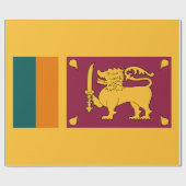 Vlag van Sri Lanka Cadeaupapier (Vlak)