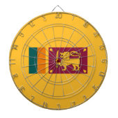 Vlag van Sri Lanka Dartbord (Voorkant)