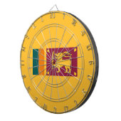 Vlag van Sri Lanka Dartbord (Voorkant Rechts)