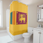 Vlag van Sri Lanka Douchegordijn (In situ)