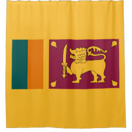 Vlag van Sri Lanka Douchegordijn