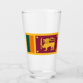 Vlag van Sri Lanka Glas