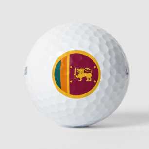 Vlag van Sri Lanka Golfballen