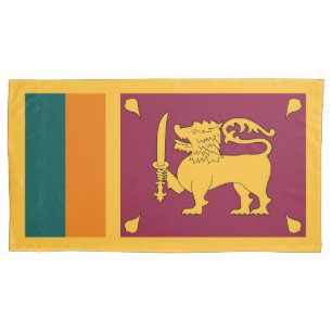 Vlag van Sri Lanka Kussensloop