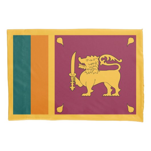 Vlag van Sri Lanka Kussensloop (Voorkant)