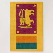 Vlag van Sri Lanka Legpuzzel (Verticaal)