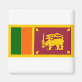 Vlag van Sri Lanka Magneet (Voorkant)
