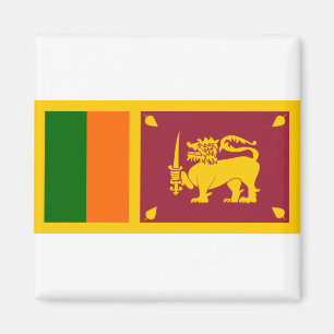 Vlag van Sri Lanka Magneet