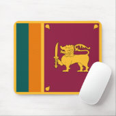 Vlag van Sri Lanka Muismat (Met muis)