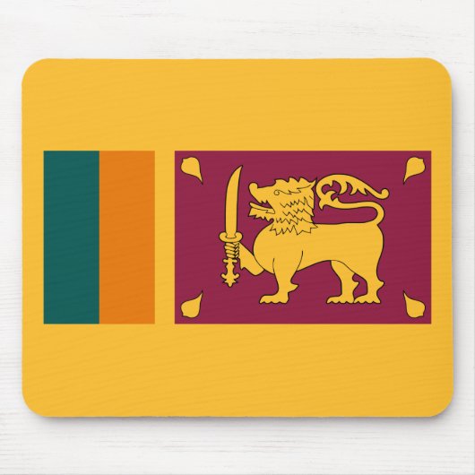 Vlag van Sri Lanka Muismat (Voorkant)