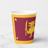 Vlag van Sri Lanka Papieren Bekers (Links)
