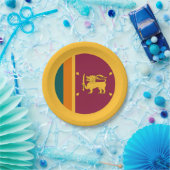 Vlag van Sri Lanka Papieren Bordje (Feest)